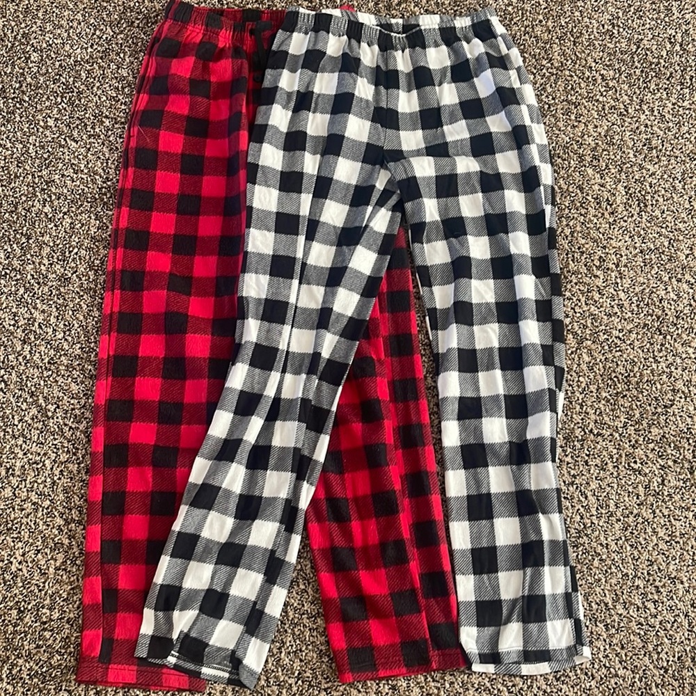 Plaid PJ pants size S